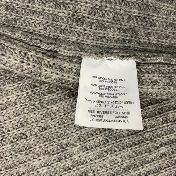 J. Crew Gayle Tie Neck Wool Blend Sweater Sz M - Picture 14 of 16